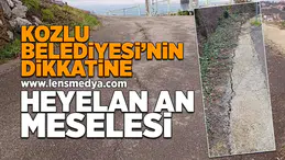 Kozlu Belediyesi'nin dikkatine: Heyelan an meselesi!