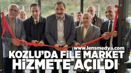 Kozlu'da File market hizmete açıldı