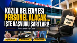 Kozlu Belediyesi personel alacak... İşte başvuru şartları!