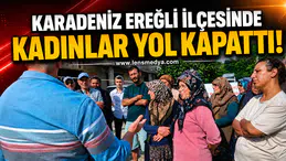 MAHALLELİ İSYAN ETTİ! KAMYONLARA GEÇİT VERMEDİLER
