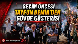 MADENCİLER ÜZÜLMEZ’DE KARARINI ERKEN VERDİ: TAYFUN DEMİR 800 MADENCİYLE GÖVDE GÖSTERİSİ YAPTI