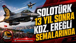 SOLOTÜRK 13 YIL SONRA KDZ. EREĞLİ SEMALARINDA