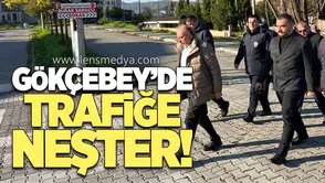 Gökçebey’de Trafiğe Neşter! Başkan Sahada