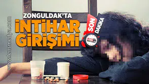 Çok sayıda hap içerek canına kıymak istedi!