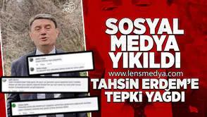 Tahsin Erdem'e sosyal medyadan tepki yağdı!