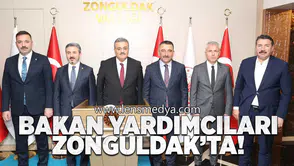 Bakan yardımcıları Aydın ve Özçelik Zonguldak'ta!