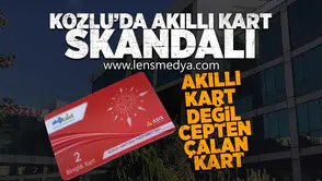 Kozlu'da akıllı kart skandalı!