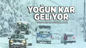 Yoğun kar geliyor!