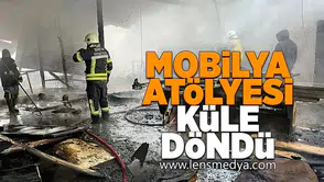 Mobilya atölyesi küle döndü!