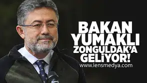 Bakan Yumaklı Zonguldak'a geliyor!