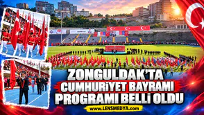 Zonguldak'ta Cumhuriyet Bayramı programı belli oldu!