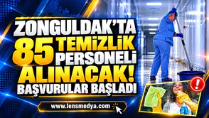 Zonguldak’ta 85 temizlik personeli alınacak! Başvurular başladı