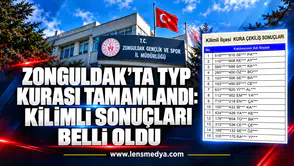 ZONGULDAK’TA TYP KURASI TAMAMLANDI: KİLİMLİ SONUÇLARI BELLİ OLDU