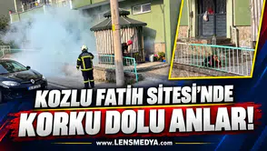 Kozlu Fatih Sitesi'nde korku dolu anlar!