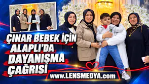ÇINAR BEBEK İÇİN ALAPLI’DA DAYANIŞMA ÇAĞRISI