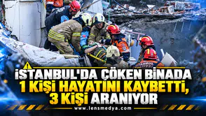 MALTEPE'DE ÇÖKEN BİNADAN ACI HABER GELDİ