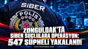 Zonguldak'ta siber suçlulara operasyon: 547 şüpheli yakalandı