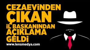 Cezaevinden çıkan il başkanından açıklama geldi!