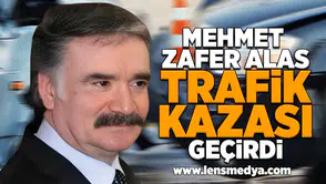 Mehmet Zafer Alas trafik kazası geçirdi!