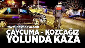 Çaycuma - Kozcağız yolunda kaza!