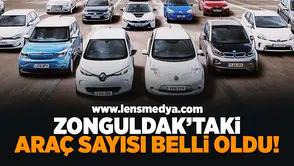 Zonguldak'taki araç sayısı belli oldu!