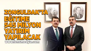 Zonguldak'ta 545 Milyon yatırım yapılacak!