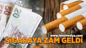 Sigaraya zam geldi!