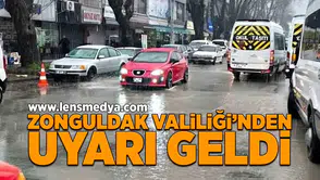 Zonguldak Valiliği'nden uyarı geldi!