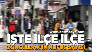 İşte ilçe ilçe Zınguldak'ın nufus sayısı!