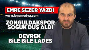 Zonguldakspor soğuk duş aldı - Devrek bile bile lades!