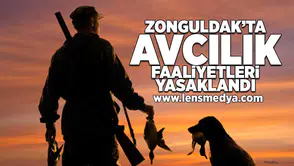 Zonguldak'ta avcılık faaliyetleri yasasklandı!