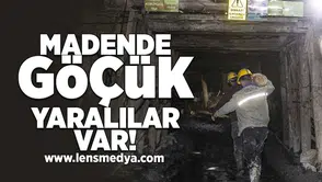 Madende göçük... Yaralılar var!
