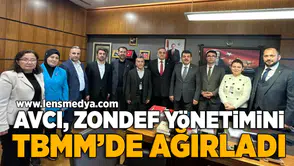 Avcı, ZONDEF yönetimini TBMM'de ağırladı!
