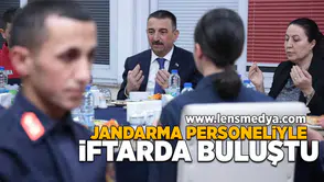 Vali Hacıbektaşoğlu Jandarma Personeliyle İftarda Buluştu