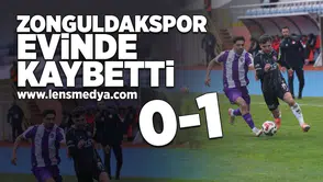 Zonguldakspor evinde kaybetti!