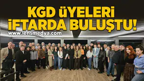 KGD üyeleri iftarda buluştu!