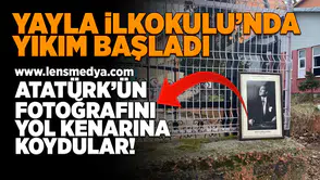 Yayla İlkokulu'nda yıkım başladı!