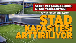 Şehit Vefakarakurdu stadı yenileniyor!