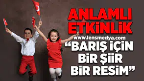 “Barış için Bir Şiir, Bir Resim”