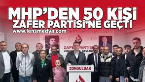 MHP'den 50 kişi Zafer Partisi'ne geçti!