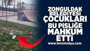 Zonguldak Belediyesiçocukları bu pisliğe mahkume etti!