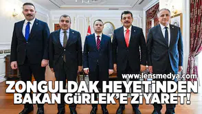 Zonguldak heyetinden Bakan Gürlek'e ziyaret!