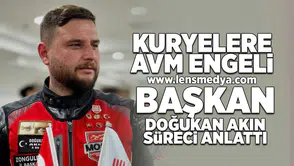 Kuryelere AVM engeli!