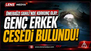 ÖMERAĞZI SAHİLİ’NDE KORKUNÇ OLAY: GENÇ ERKEK CESEDİ BULUNDU.