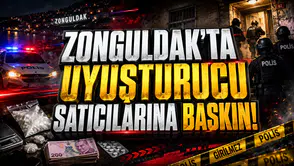 Znguldak'ta uyuşturucu satıcılarına baskın!