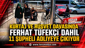 DR. FERHAT TÜFEKÇİ DAHİL 11 ŞÜPHELİ ADLİYEYE SEVK EDİLECEK.