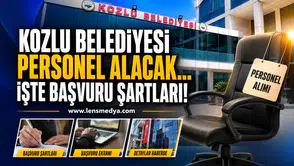 Kozlu Belediyesi personel alacak... İşte başvuru şartları!