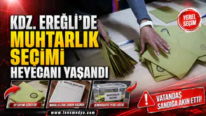 KDZ. EREĞLİ’DE MUHTARLIK SEÇİMİ HEYECANI YAŞANDI