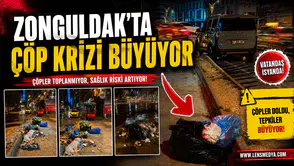 Zonguldak'ta çöp krizi büyüyor!