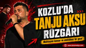 Kozlu'da Tanju Aksu rüzgarı! Kozlulular unutulmaz bir gece yaşadı!